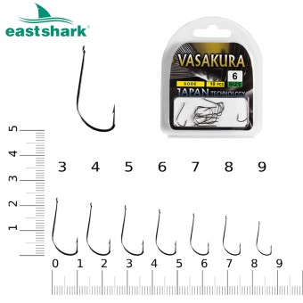 Крючки SODE Vasakura № 6 (уп/10 шт)