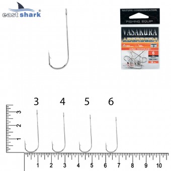 Крючки NEW EastShark Vasakura ABERDEEN NI № 3 (уп/10 шт)